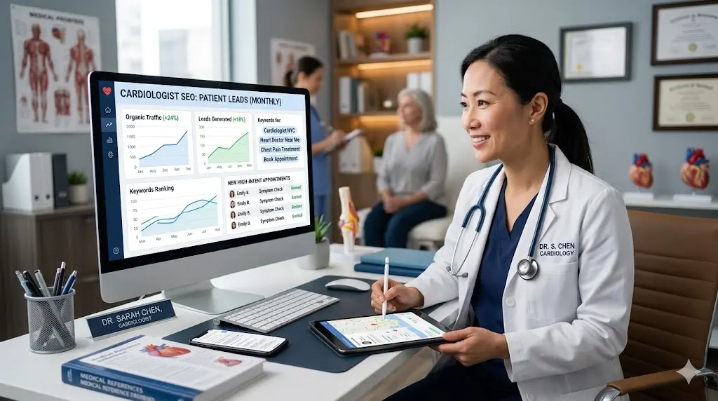 Cardiologist SEO Services for High Intent Patient Leads