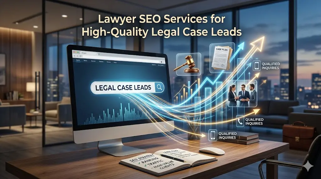 Lawyer SEO Services for High Quality Legal Case Leads