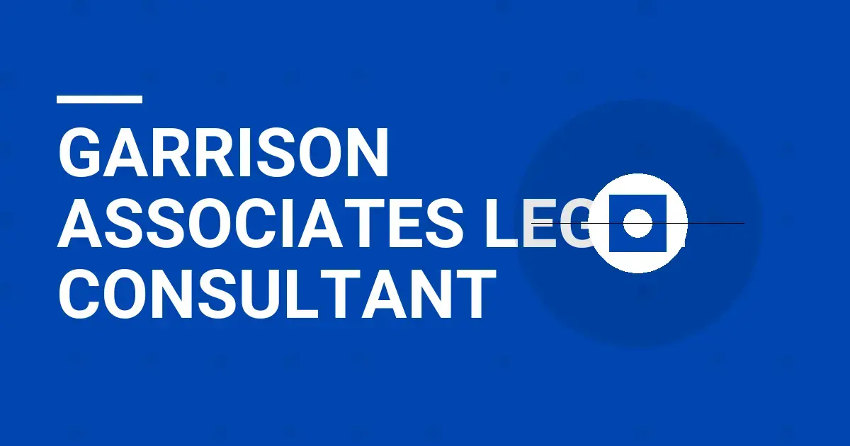 Garrison Associates Legal Consultant