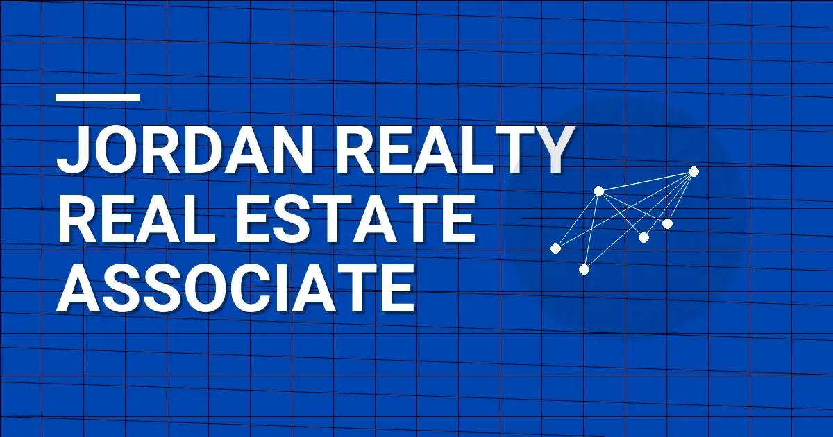 Jordan Realty Real Estate Associate