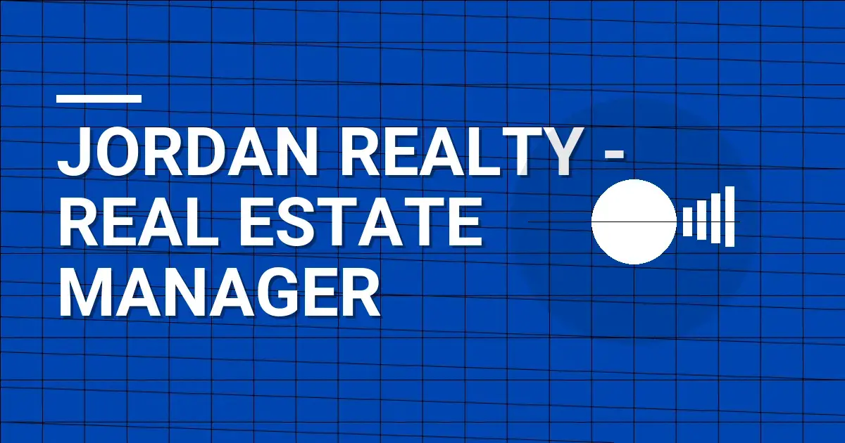 Jordan Realty - Real Estate Manager