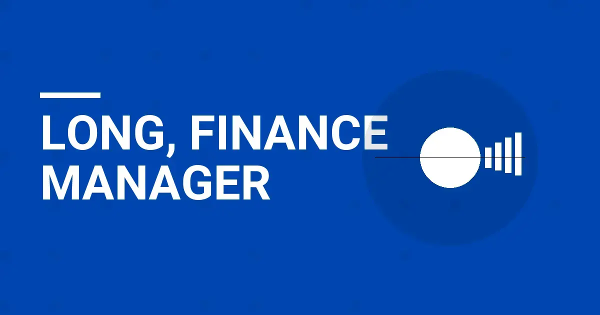 Long, Finance Manager
