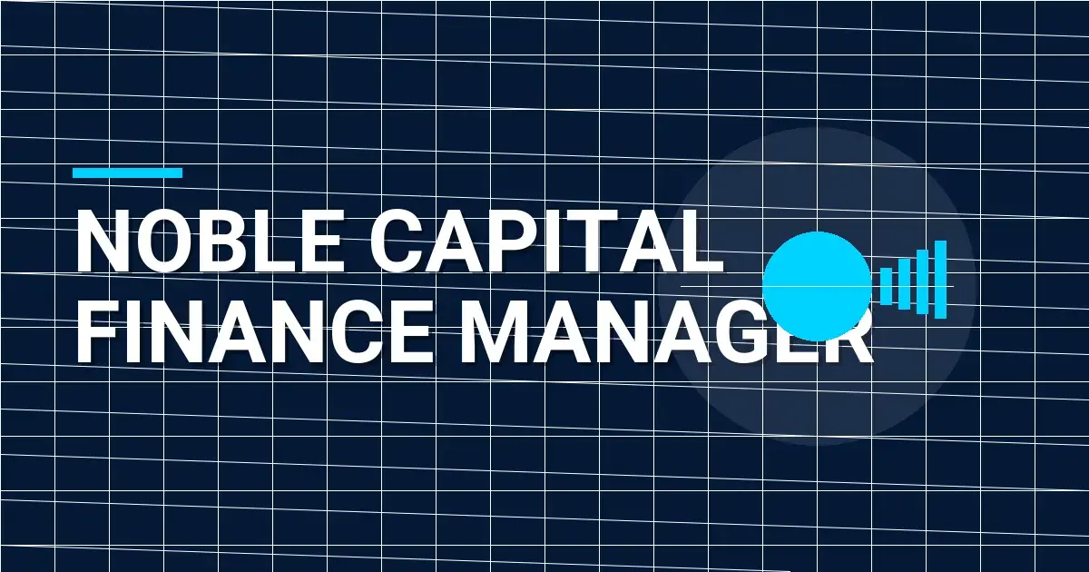Noble Capital Finance Manager