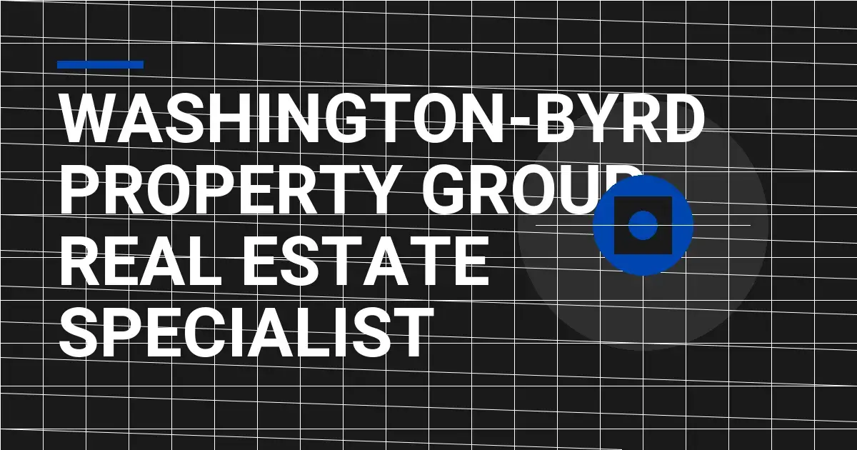 Washington-Byrd Property Group Real Estate Specialist