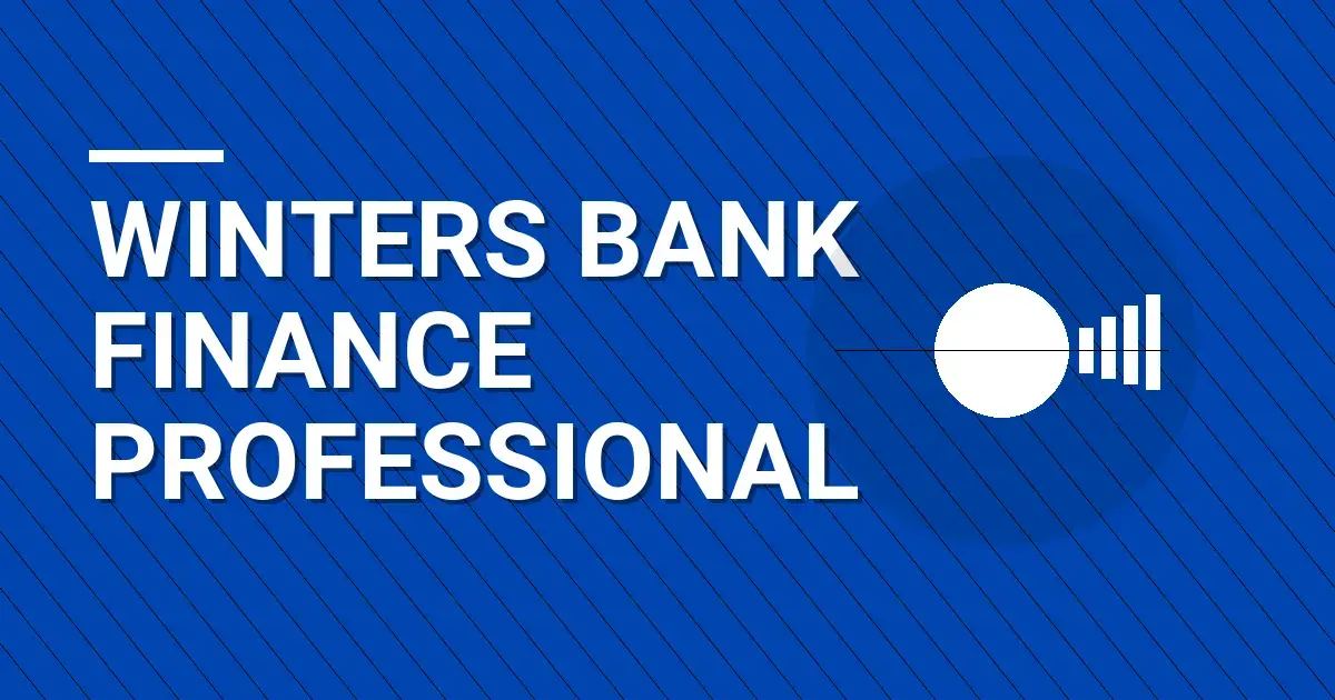 Winters Bank Finance Professional
