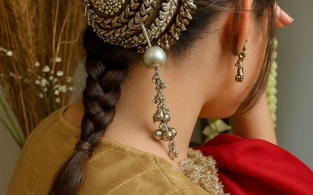 Hair Jewellery for Braids – Handcrafted Elegance by VAIDAAN
