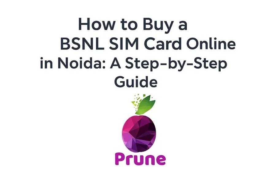 How to Buy a BSNL SIM Card Online in Noida: A Step‑by‑Step Guide
