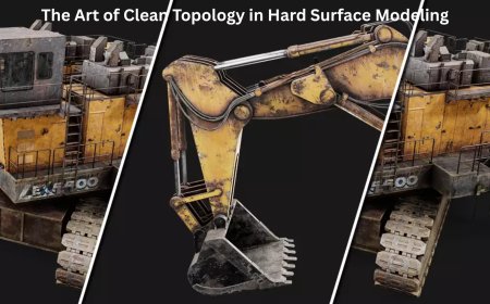 The Art of Clean Topology in Hard Surface Modeling