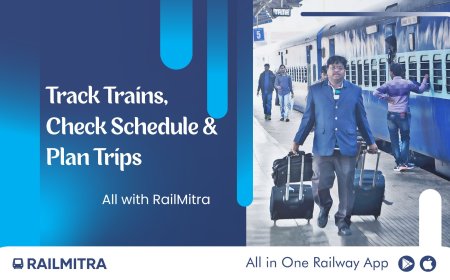 Track Trains, Check Schedule & Plan Trips – All with RailMitra